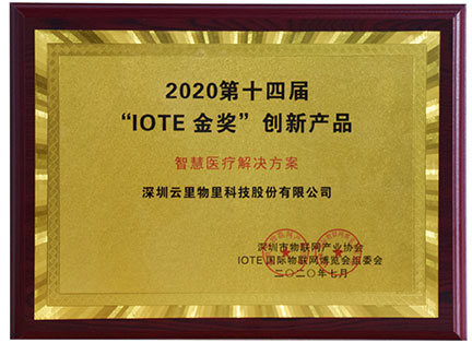 智慧醫(yī)療解決方案獎(jiǎng)